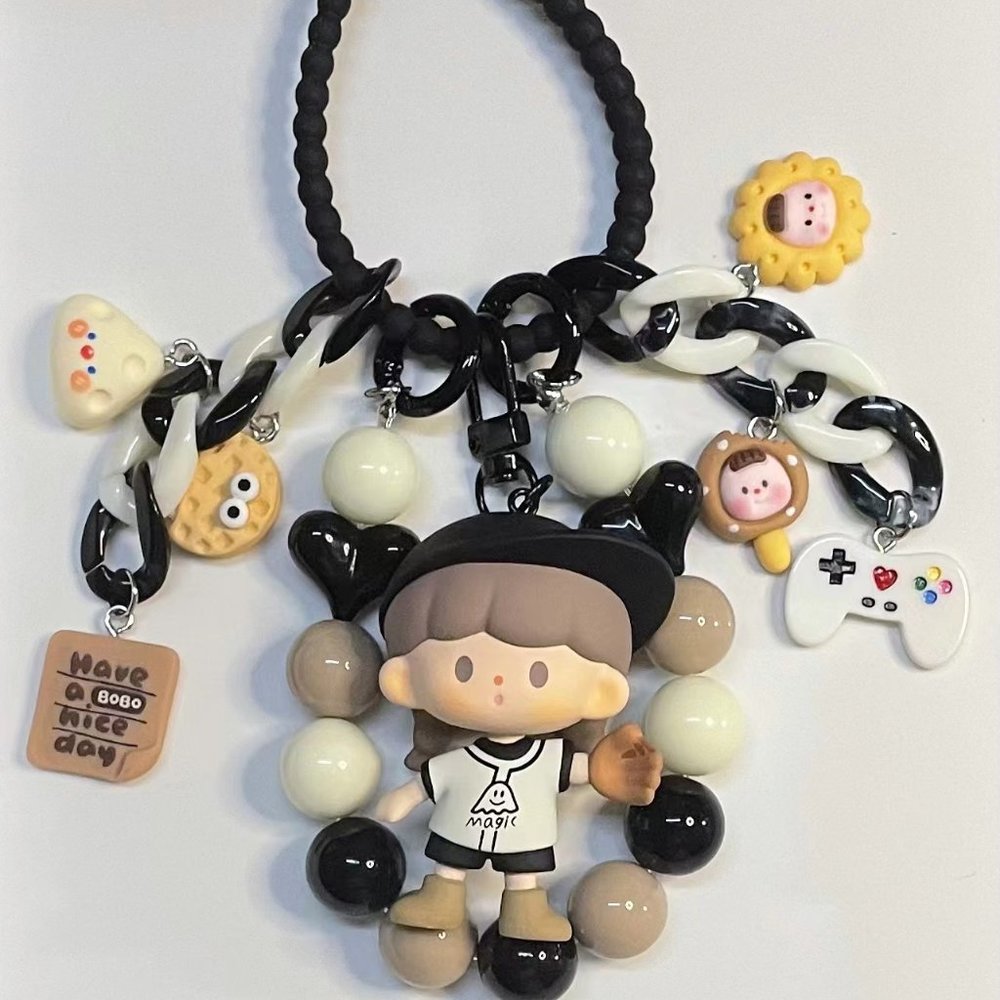 Handmade keychain, which can be ordered directly from stock